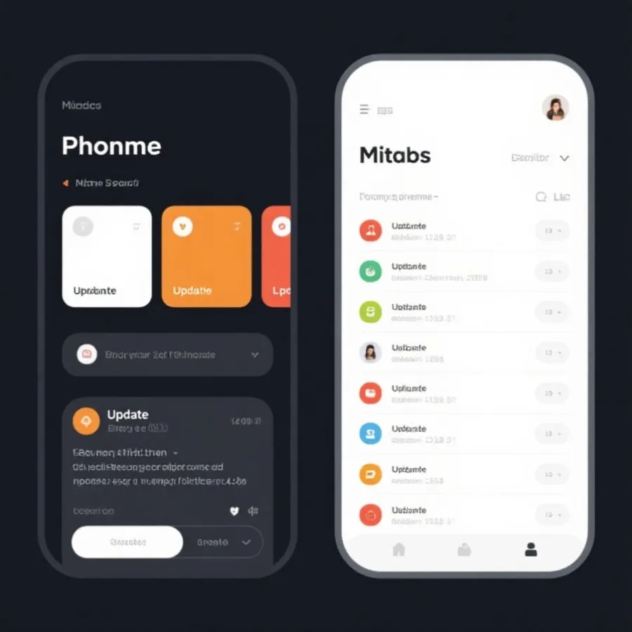 移动端开奖公告界面示意
